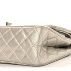 Metallic Lambskin Quilted 2.55 Reissue 225 Flap Silver