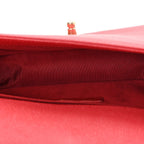 Caviar Quilted Medium Boy Flap Red