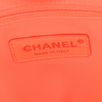 Canvas Mini Deauville Tote Pink Orange