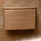 GG Supreme Monogram Small Dionysus Shoulder Bag Taupe