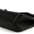 Sheepskin Chevron Quilted 2.55 Reissue 225 Double Flap So Black