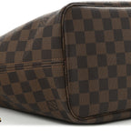 Damier Ebene Neo Neverfull MM Rose Ballerine