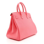 Togo Birkin 35 Rose Lipstick