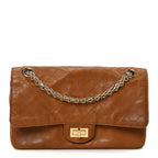 Lambskin Quilted Crush 2.55 Reissue 225 Flap Camel