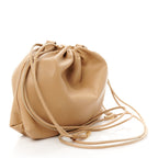 Nappa Small Angy Hobo Bag Cream