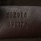 Guccissima Flat Messenger Bag Brown Dark Brown
