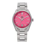 Stainless Steel 36mm Carrera Date Automatic Watch Pink WBN2313