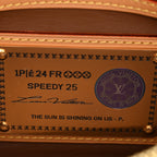 Calfskin Monogram Speedy P9 Bandouliere 25 Jaune Mat
