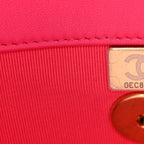 Lambskin Quilted Chanel 19 Hobo Pink