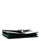 Calfskin Blooms Print Medium Dionysus Shoulder Bag Bright Emerald Multicolor