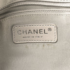 Nylon Quilted 2.55 Reissue Tote White Grey