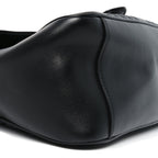 Calfskin Matelasse Small GG Marmont Top Handle Shoulder Bag Black
