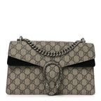 GG Supreme Monogram Small Dionysus Shoulder Bag Black