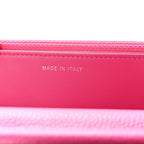 Caviar Quilted Wallet on Chain WOC Pink
