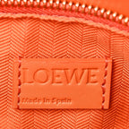 Satin Calfskin Small Puzzle Bag Orange