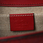 Microguccissima Medium Emily Chain Shoulder Bag Red