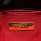 Goatskin Quilted Medium Chanel 19 Flap Black