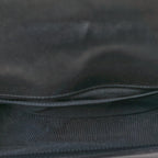 Calfskin Chevron Quilted Small Boy Flap Black