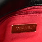 Lambskin Quilted Medium Chanel 19 Flap Black