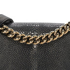 Galuchat Stingray Small Boy Flap Black