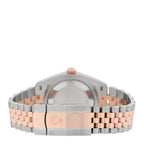 Stainless Steel 18K Everose Gold 36mm Oyster Perpetual Wimbledon Datejust Watch Slate 126231