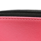 Caviar Quilted Perforated Metal CC Wallet On Chain WOC Black