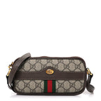 GG Supreme Monogram Web Mini Ophidia GG Bag Brown