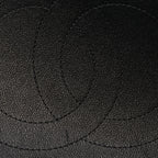 Lambskin Quilted Jumbo Double Flap So Black