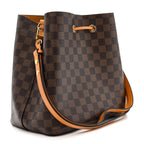 Damier Ebene Neonoe MM Safran