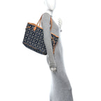 Jacquard Since 1854 Neverfull MM Blue