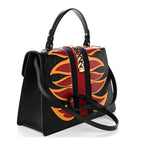 Guccissima Signature Medium Sylvie Top Handle Bag Black