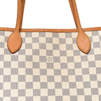 Damier Azur Neo Neverfull MM Rose Ballerine