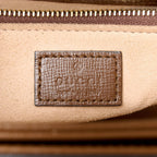 GG Supreme Monogram Azalea Calfskin Horsebit 1955 Shoulder Bag Beige Brown Sugar