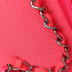 Canvas Mini Deauville Tote Pink Orange
