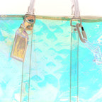 PVC Monogram Keepall Bandouliere 50 Iridescent Prism