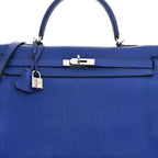 Togo Kelly Retourne 35 Bleu Electrique
