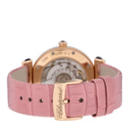 18K Rose Gold Alligator Mother of Pearl 36mm Imperiale Automatic Watch Pink
