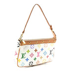 Monogram Multicolor Pochette Accessories White