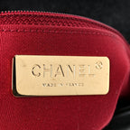Goatskin Quilted Large Chanel 19 Flap Black