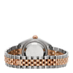 Stainless Steel 18K Everose Gold Diamond Bezel Mother of Pearl 28mm Oyster Perpetual Datejust Watch 279381RBR
