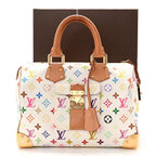 Monogram Multicolor Speedy 30 White