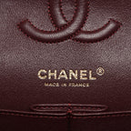 Lambskin Quilted Small Double Flap Black