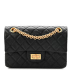 Calfskin Quilted 2.55 Reissue Mini Flap Black
