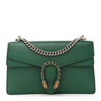 Dollar Calfskin Crystal Small Dionysus Shoulder Bag Emerald