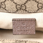GG Supreme Monogram Web Small Neo Vintage Double Flap Messenger Bag Beige New Acero