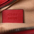 Calfskin Matelasse GG Marmont Belt Bag 105 42 Hibiscus Red