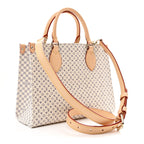 Monogram Damier Calfskin Romance Onthego PM Azure Blue Sand