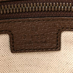 Soft GG Supreme Monogram Medium Ophidia Belt Bag Dark Brown
