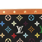 Monogram Multicolor Pochette Accessories Black
