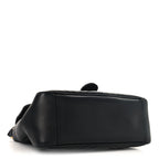 Calfskin Matelasse Small GG Marmont Top Handle Shoulder Bag Black